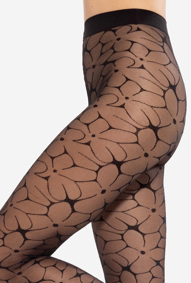 Gatta Daisy 01 - 20den Strumpfhose mit Gänseblümchenmuster