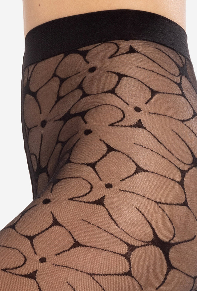 Gatta Daisy 01 - 20den panty met madeliefjespatroon