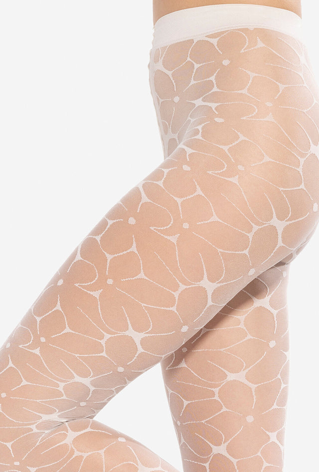 Gatta Daisy 01 - 20den panty met madeliefjespatroon