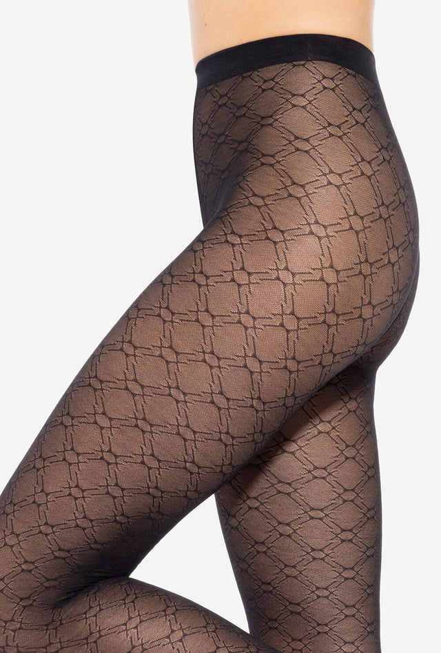 Gatta Arabesca 03 - 40den mönstrade damstrumpbyxor