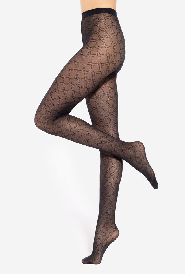 Gatta Arabesca 03 - 40den mönstrade damstrumpbyxor