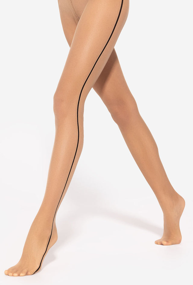 Gatta Flow 01 - 20den trendy fine tights with fashionable stripes