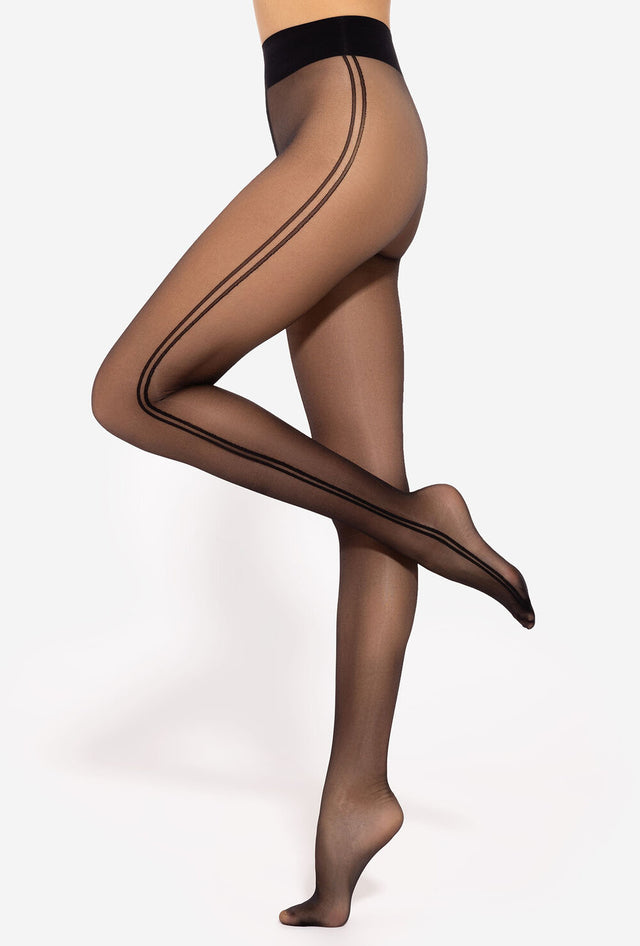 Gatta Flow 03 - 20den trendy fine tights with fashionable stripes