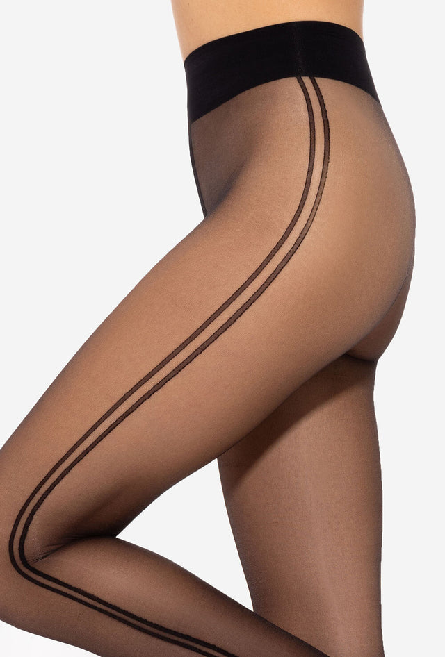 Gatta Flow 03 - 20den trendy fine tights with fashionable stripes