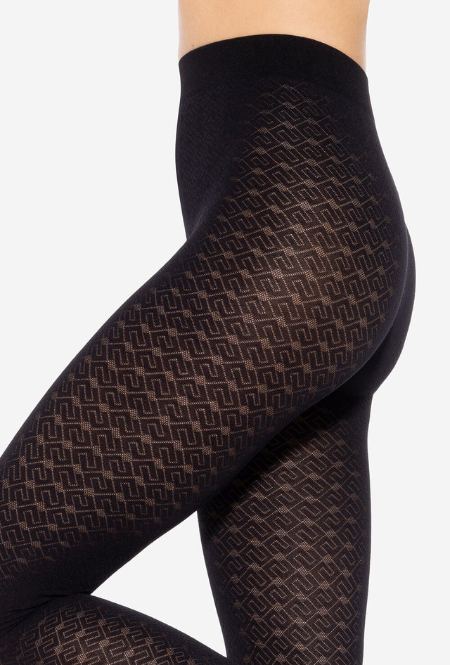 Gatta Loretta 154 - 50den wzorzyste rajstopy z modnym fantazyjnym wzorem