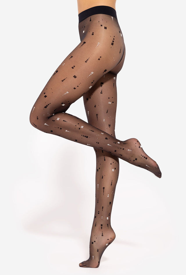 Gatta Pixi 01 - 20den elegant fashion tights with fashionable confetti pattern