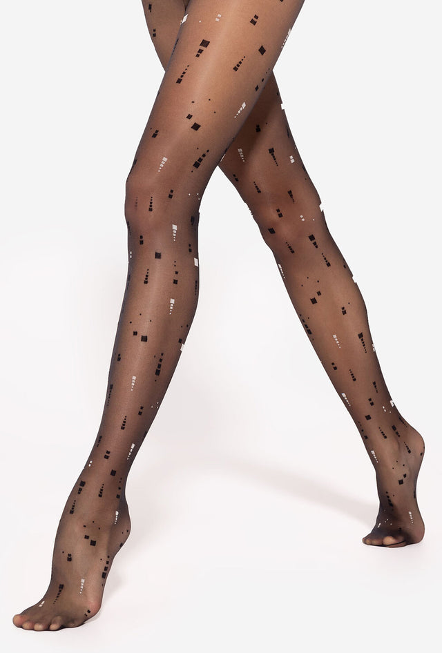Gatta Pixi 01 - 20den elegant fashion tights with fashionable confetti pattern