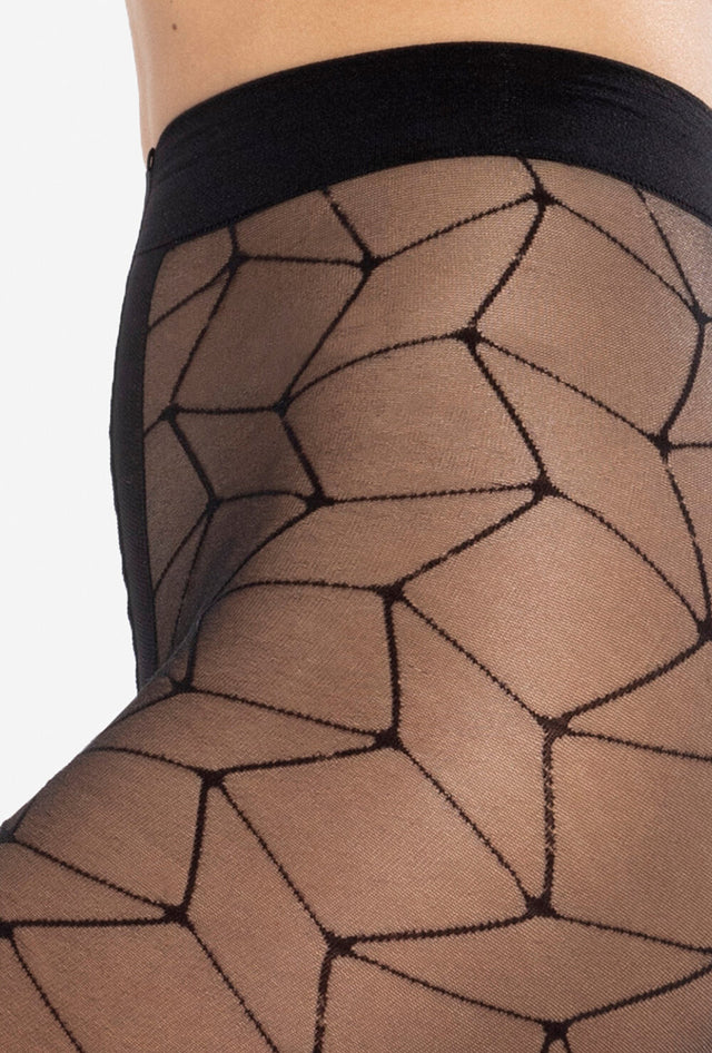 Gatta Mosaica 05 - gemusterte Feinstrumpfhose mit modischem Mosaik-Design