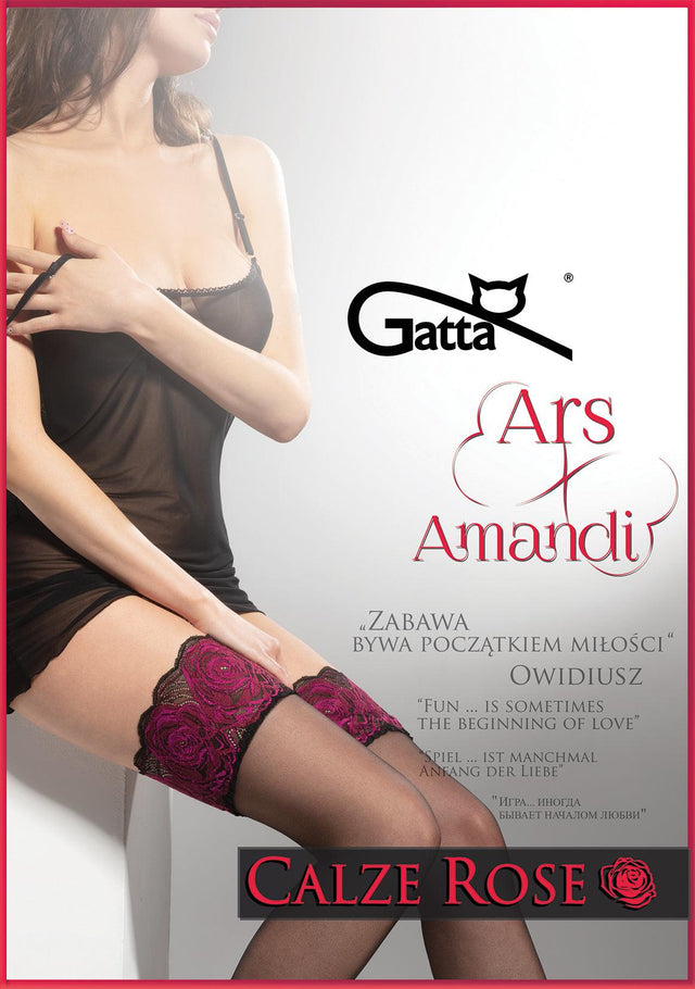 Calze Rose | halterlose Strümpfe - GATTA FASHION