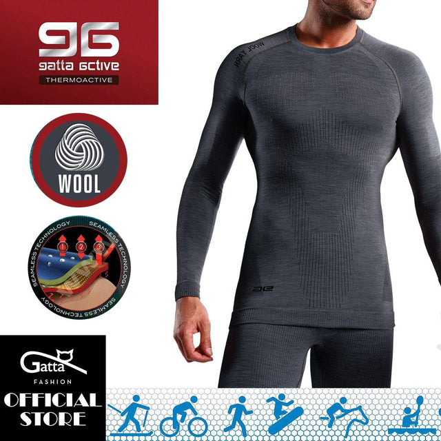 GAT T-Shirt L WOOL Men | Wintersportswear - GATTA FASHION