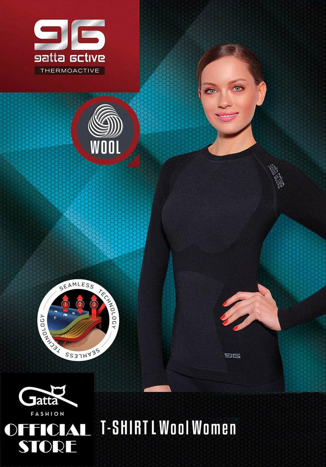 GAT T-Shirt L WOOL Women | Wintersportswear - GATTA FASHION