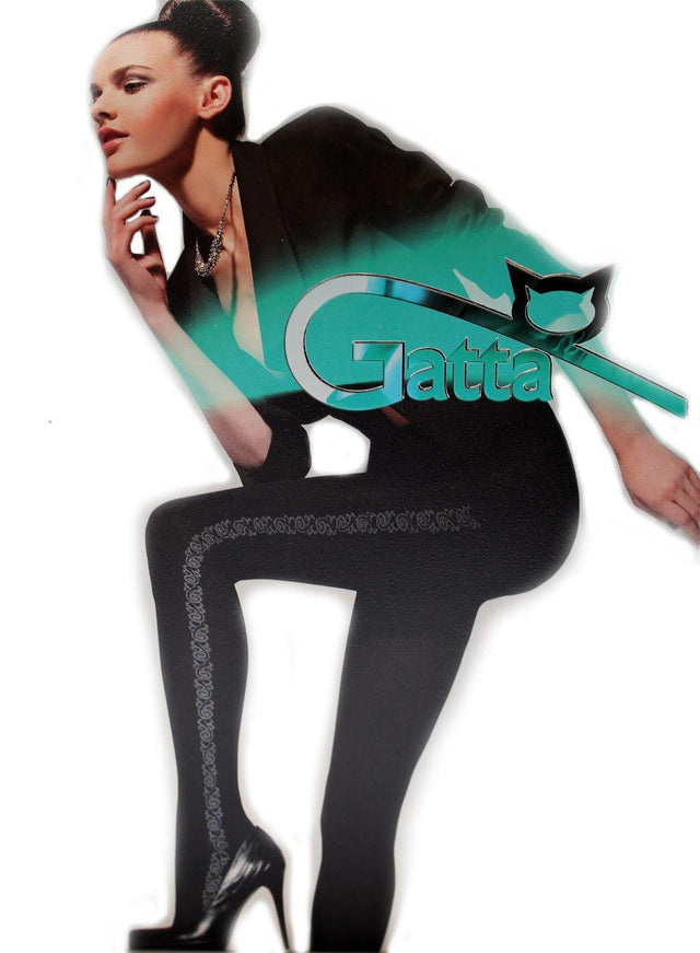 Gatta Cara 37 | gemusterte Strickstrumpfhose - GATTA FASHION