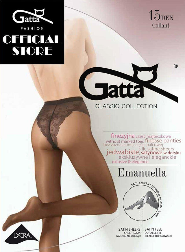 Gatta Emanuella 15DEN | Feinstrumpfhose mit Panty - GATTA FASHION