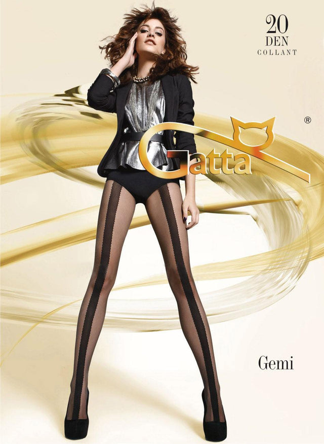 Gatta Gemi 01 | 20DEN | gemusterte Feinstrumpfhose - GATTA FASHION