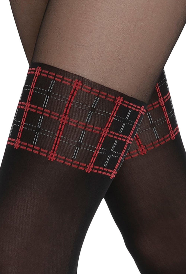 Gatta Girl Up 36 | 20/60DEN | Strumpfhose mit Overkneemuster - GATTA FASHION