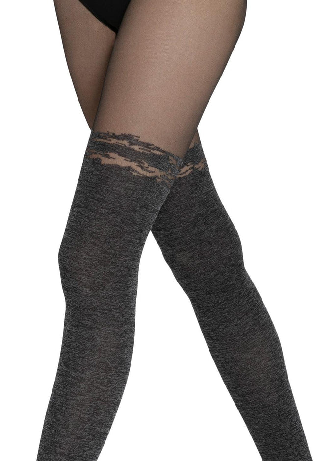 Gatta Girl Up 38 | 20/60den | Strumpfhose mit Overkneemuster - GATTA FASHION