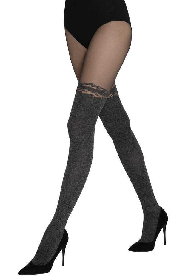 Gatta Girl Up 38 | 20/60den | Strumpfhose mit Overkneemuster - GATTA FASHION