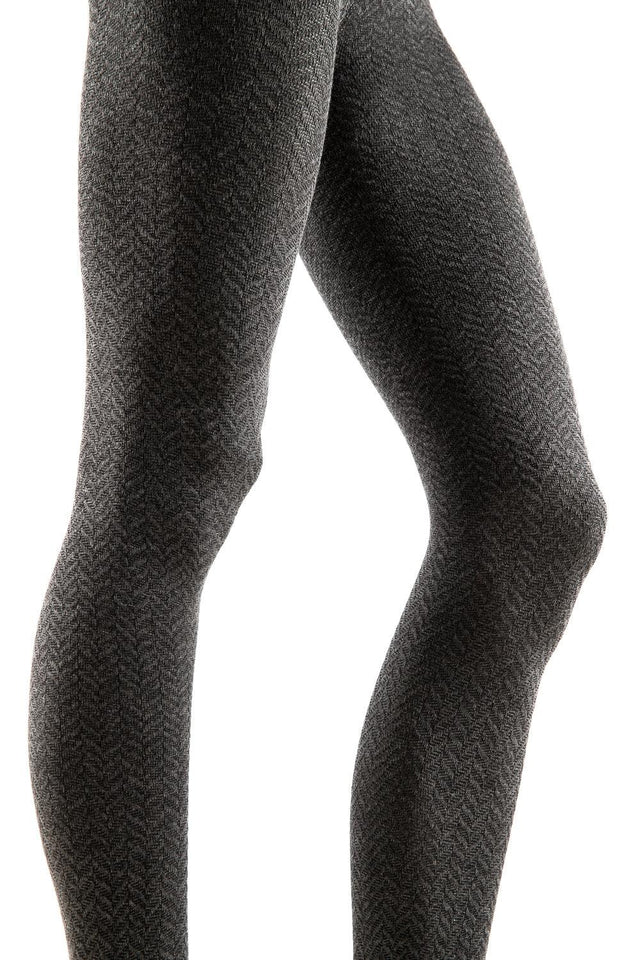 Gatta Italia Design 02 | Strumpfhose mit Fischgrätenmuster - GATTA FASHION
