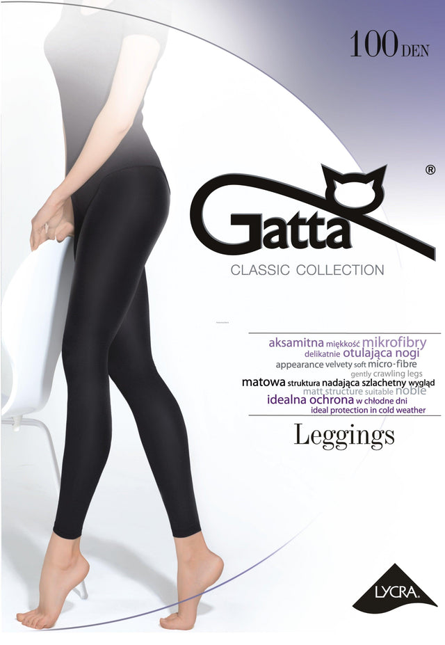 Gatta Leggings 100den | Leggings blickdicht elastisch bequem - GATTA FASHION