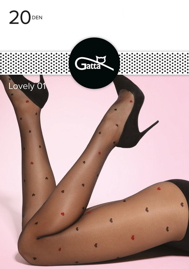 Gatta Lovely 01 | Strumpfhose mit Herz | - GATTA FASHION