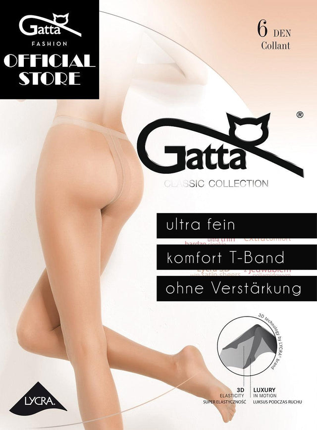 Gatta Lux Line Cote | 6den | elegante Feinstrumpfhose - GATTA FASHION
