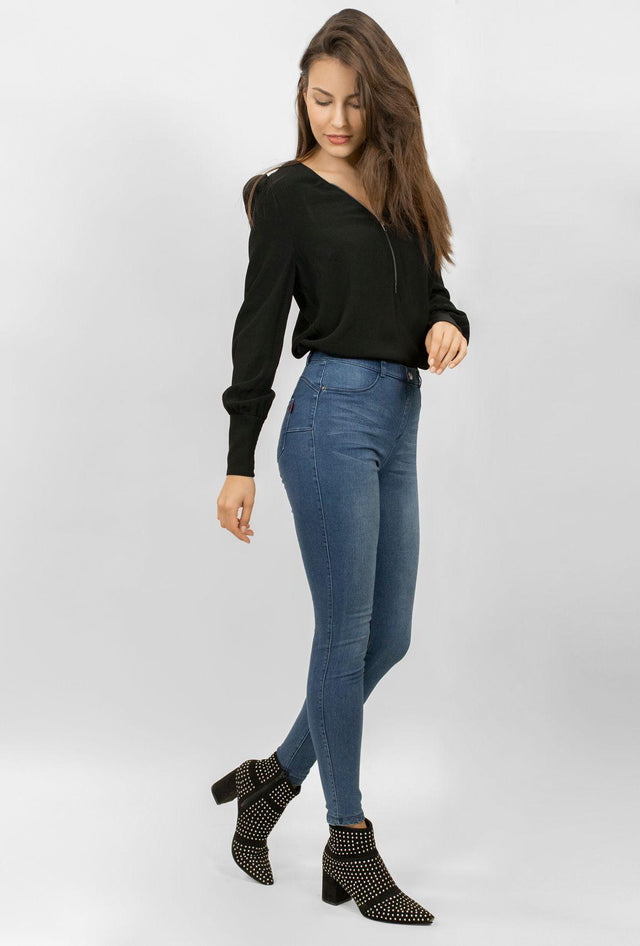 Gatta Margherita Leggings | Jeggings |Leggings in Jeansoptik - GATTA FASHION