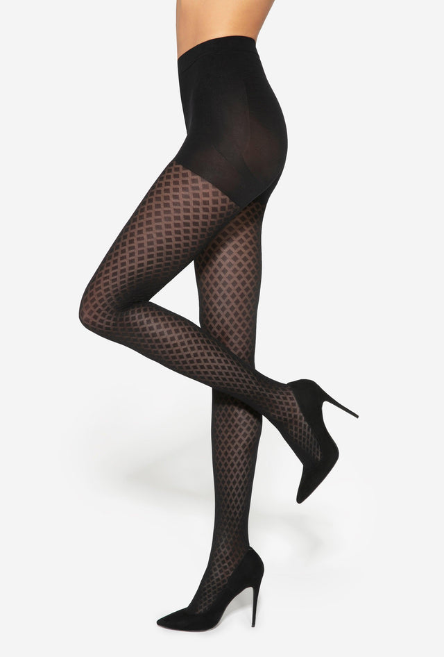 Gatta Modeline 02 | 40DEN | modische Strumpfhose mit Push-up-Effekt - GATTA FASHION