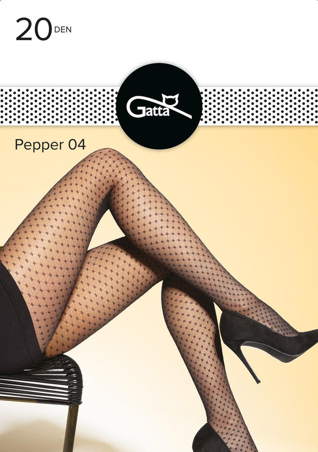 Gatta Pepper 04 | 20DEN | modische Strumpfhose mit Punkten - GATTA FASHION