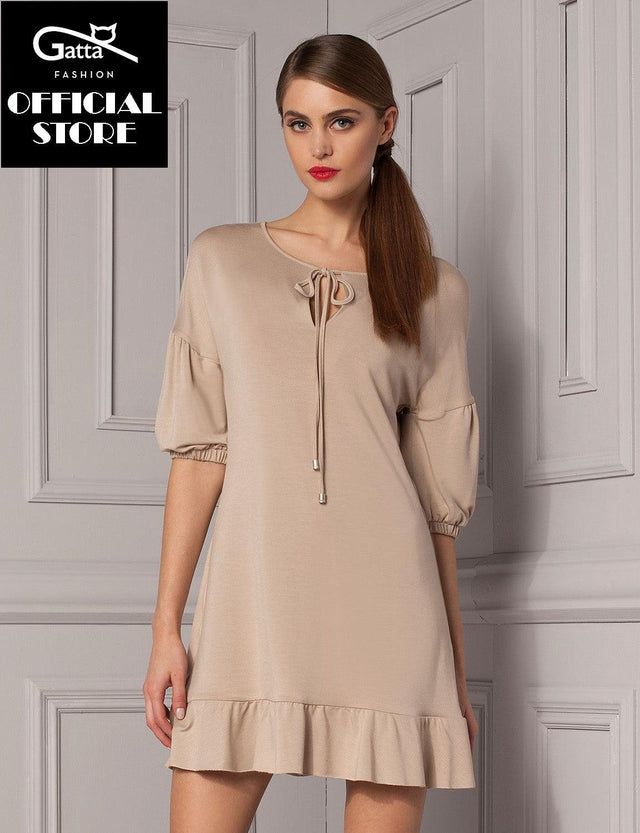 Gatta Rose Dress | Viskose - GATTA FASHION