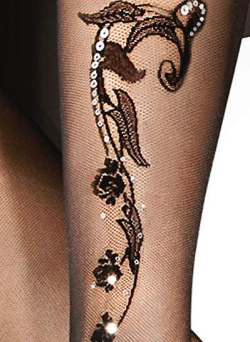 Gatta Roxanne 01 | 20DEN | gemusterte Feinstrumpfhose - GATTA FASHION