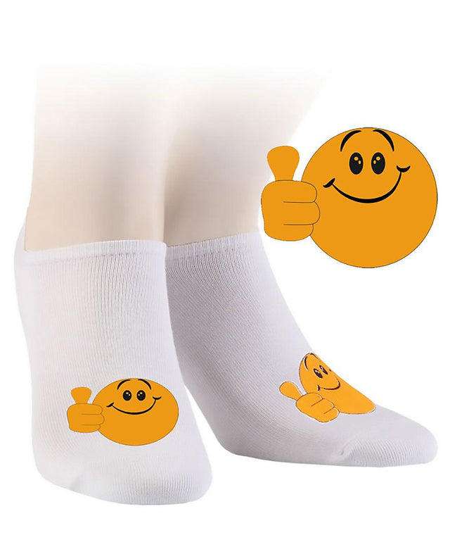 Gatta Smiley Sneaker | 5er Vorteilspack | Damen Füßlinge mit Motiv - GATTA FASHION