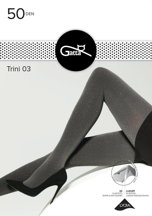 Gatta Trini 03 | 50DEN | modische Strumpfhose - GATTA FASHION