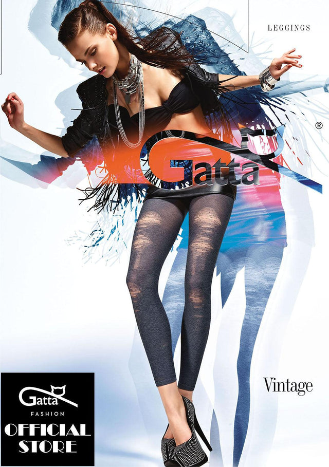Gatta Vintage Leggings Fantasia 01 | modische Leggings - GATTA FASHION