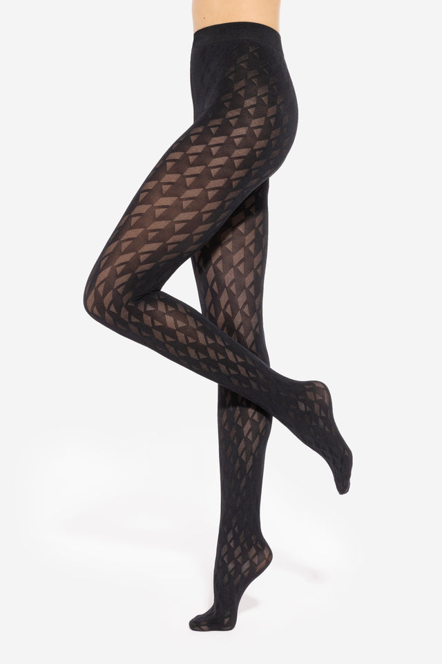 Gatta Loretta 155 - 50den elegante Designstrumpfhose mit Geometriemuster