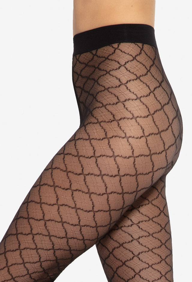 Gatta Fancy 13 - 20den women's tights with geometric pattern