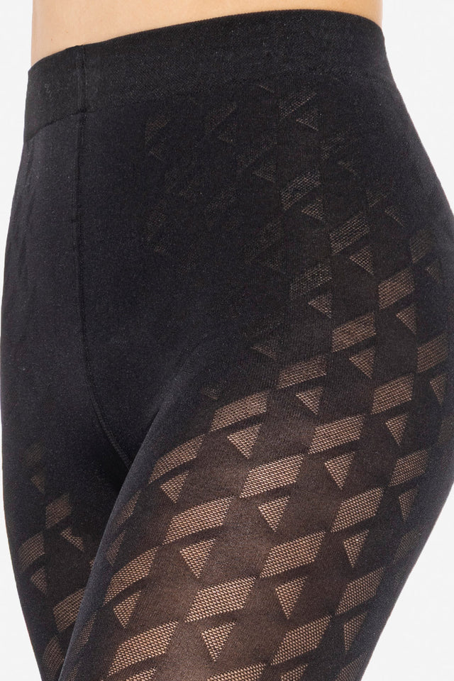 Gatta Loretta 155 - 50den elegante Designstrumpfhose mit Geometriemuster