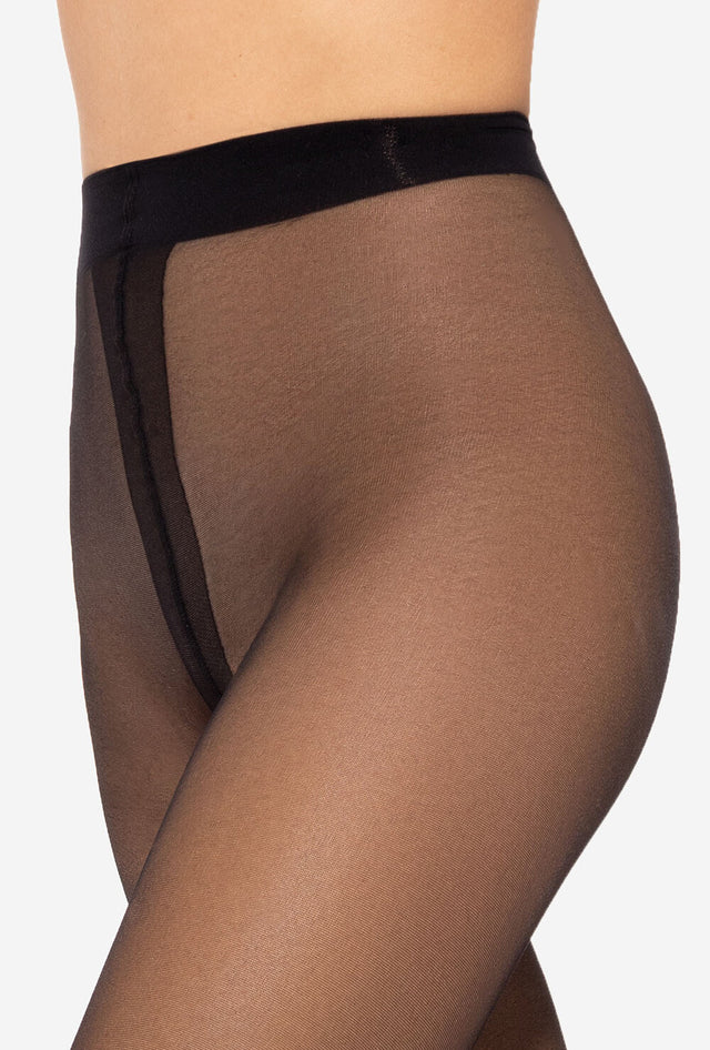 Gatta Lovely 07 - elegante Damenstrumpfhose mit Herztattoo