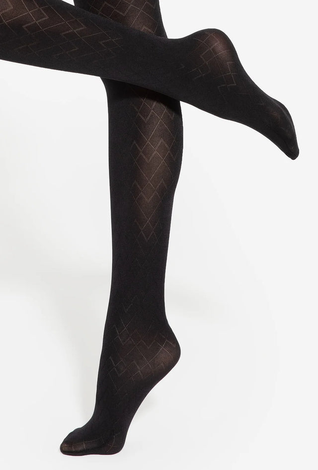 Gatta Loretta 145 - 50den trendy women's tights with a fantasy pattern