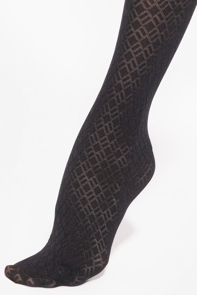 Damenstrumpfhose mit einem geometrischem Motiv – Gatta Loretta 157 50den