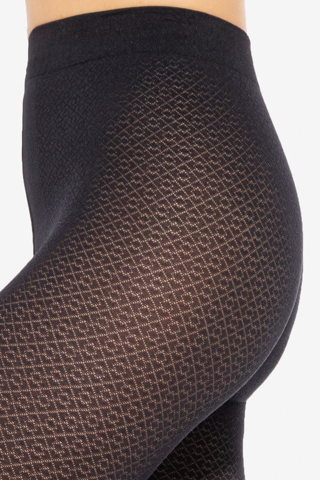 Gatta Loretta 158- 50den elegante Damenstrumpfhose mit Geometriemuster