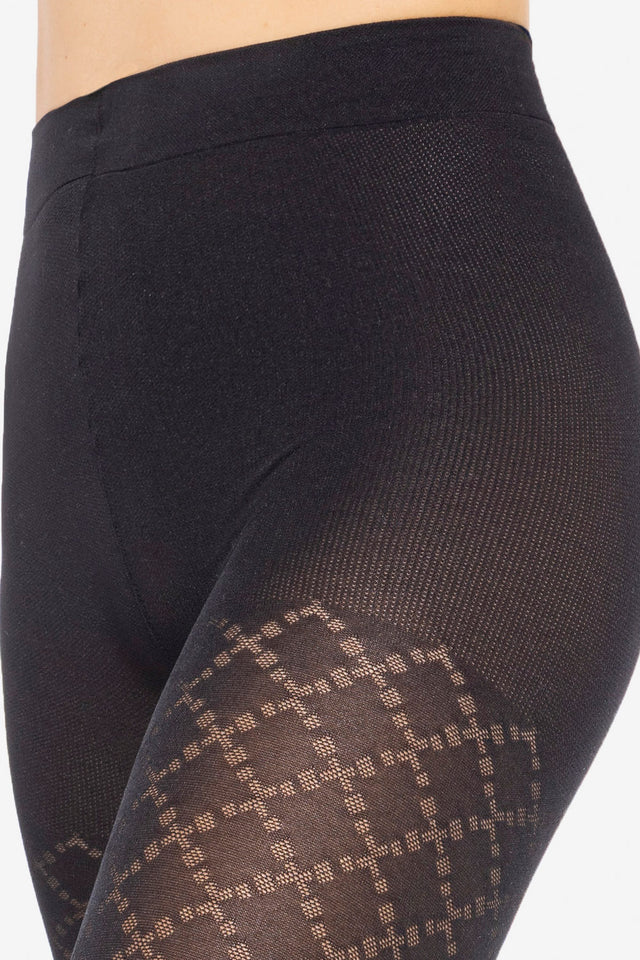Gatta Lorien 28 - modische Strumpfhose mit angesagten Karo-Design