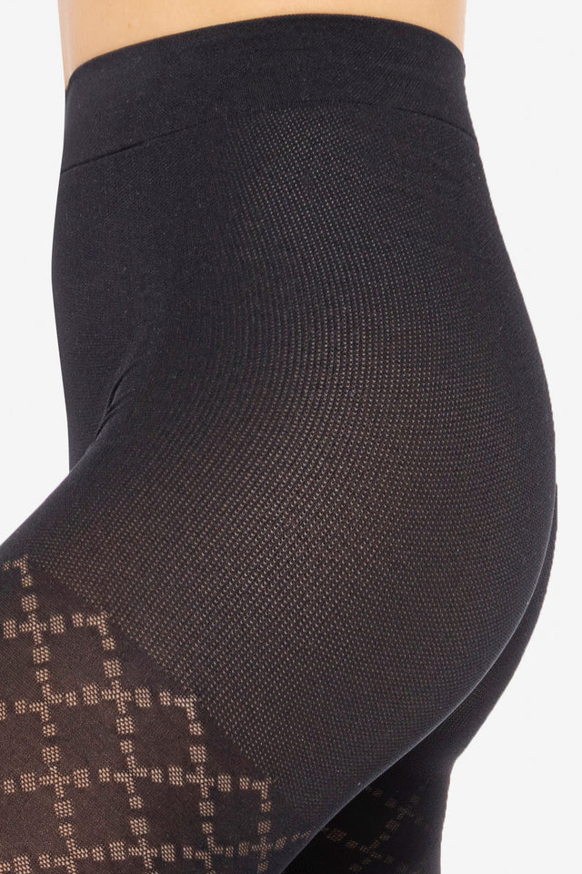 Gatta Lorien 28 - modische Strumpfhose mit angesagten Karo-Design