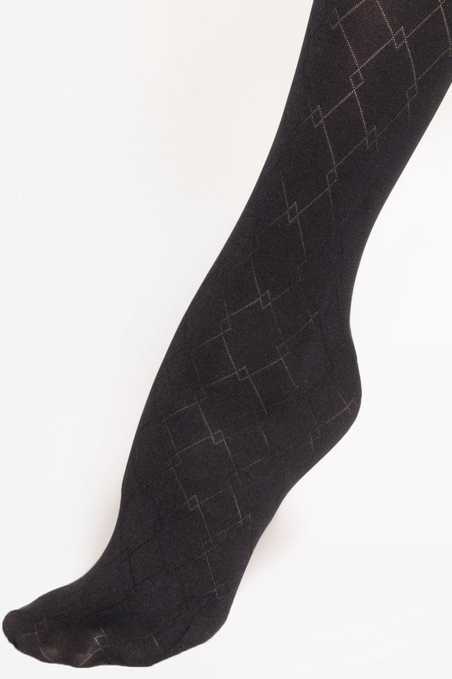 Gatta Modeline 07 - 40den Damenstrumpfhose mit Muster & Push-up-Effekt