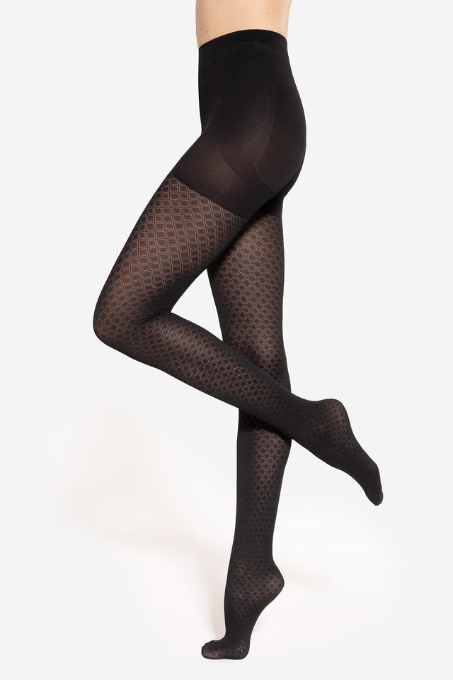 Gatta Modeline 08 - 40den modische Fashionstrumpfhose mit Push-up-Effekt