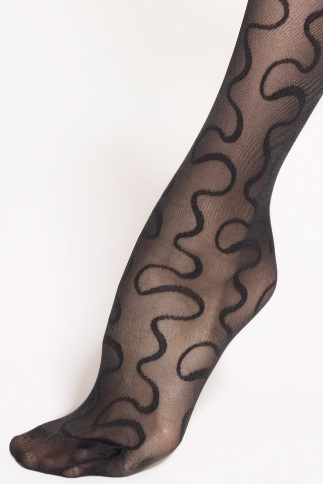 Gatta Modern 09 - 40den Damenstrumpfhose mit einem geometrischen Fantasiemuster