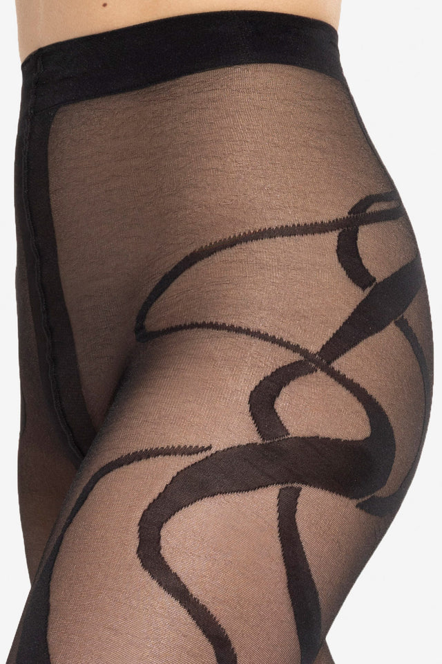 Gatta Modern 10 - 40den modisch gestreifte Fashionstrumpfhose