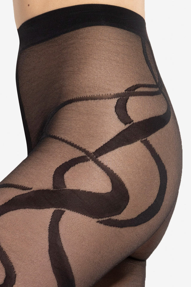 Gatta Modern 10 - 40den modisch gestreifte Fashionstrumpfhose