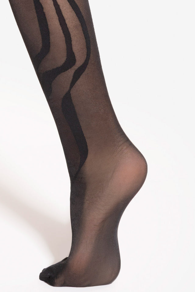 Gatta Modern 10 - 40den modisch gestreifte Fashionstrumpfhose