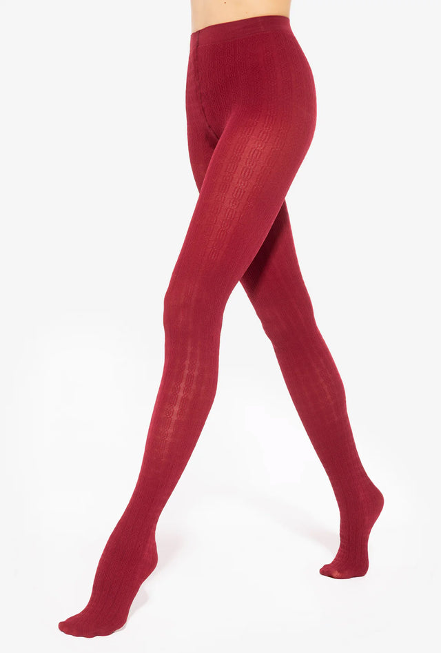 Gatta Tiffany 24 - 60den Damenstrumpfhose mit Strickmuster