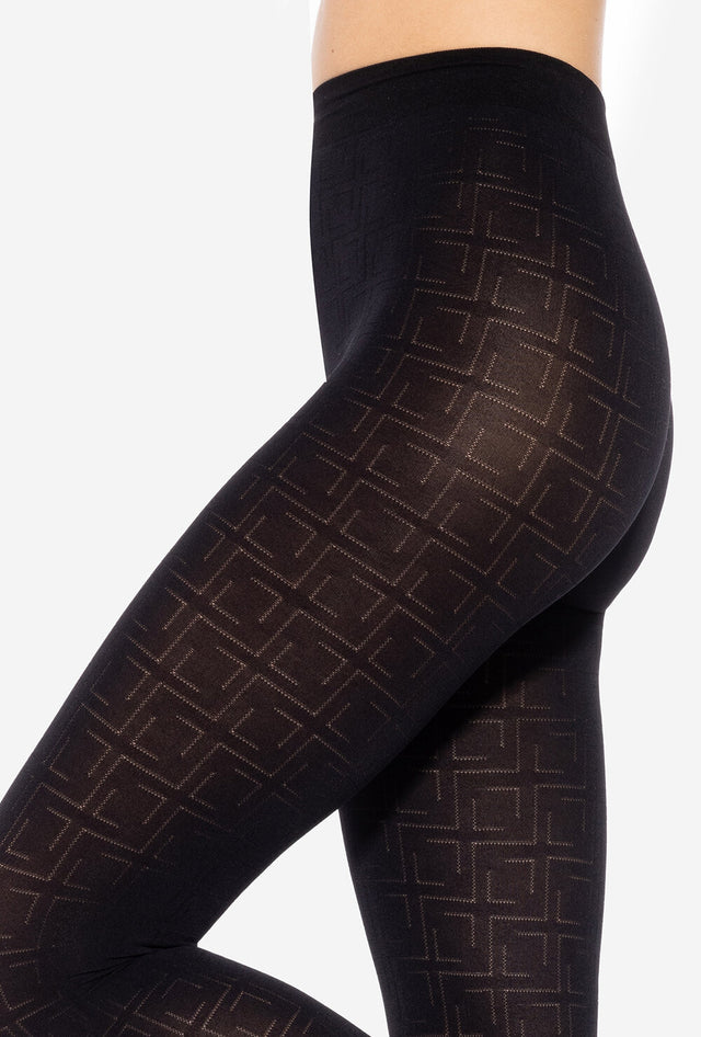 Gatta Loretta 151 - 50th fashionable women's tights with a geometric pattern